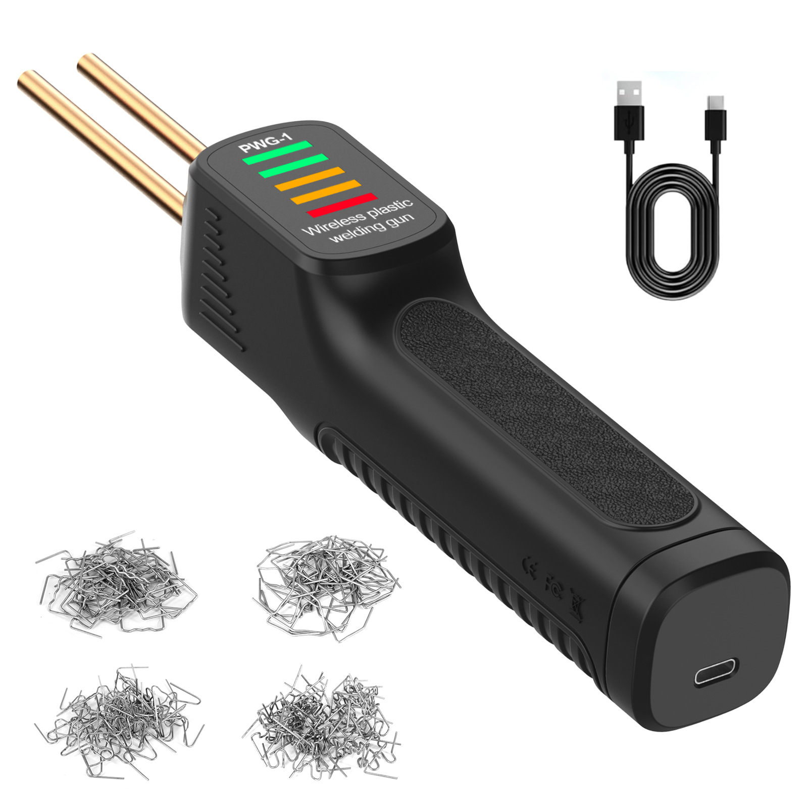 Pistolet À Souder Plastique Sans Fil Et Rechargeable Usb, Outil De Soudure Et Découpe Thermique Pour Plastique, Bâche, Nylon, Chauffe Rapide, Portable Pour Réparations