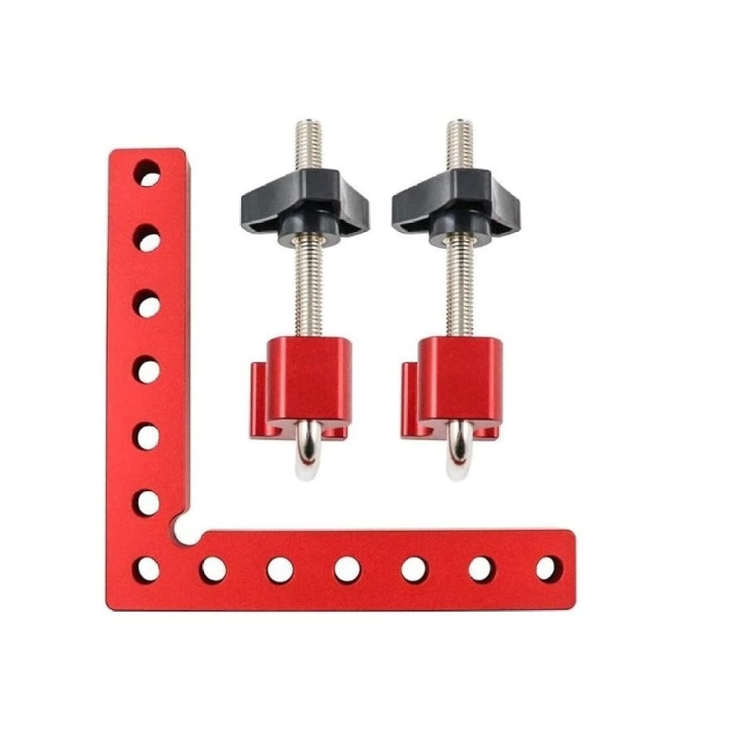 Règle À Angle Droit 90° Pour Bois - Bloc De Positionnement Aluminium 140mm, Fixation Angulaire Menuiserie Précise