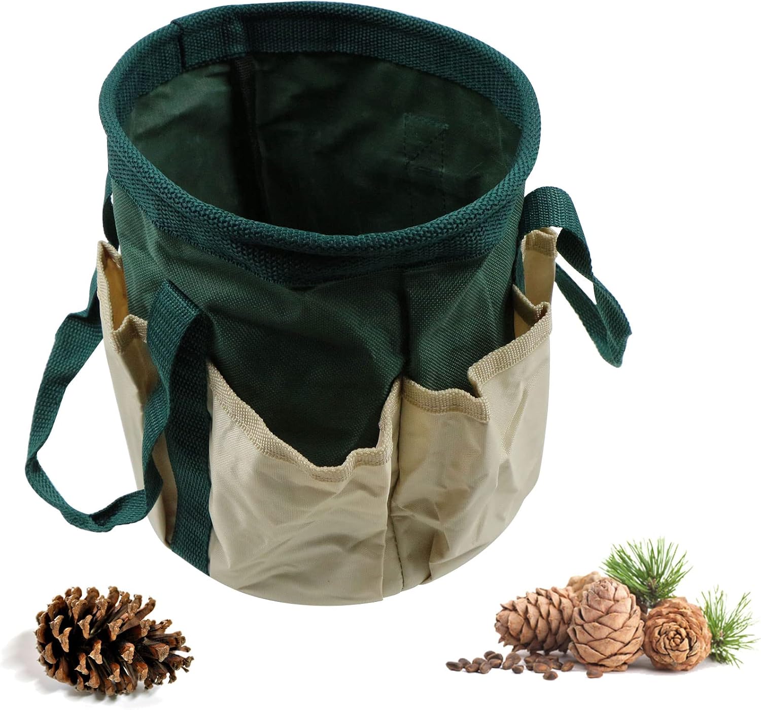 Sac De Jardin Pour Outils Jardinage D'Outils Jardinage Avec Toile Oxford Imperméable Avec Chiffon - 6 Poches Peuvent Contenir Des Outils, Sac Rangement Polyvalent Résistant À L'Usure