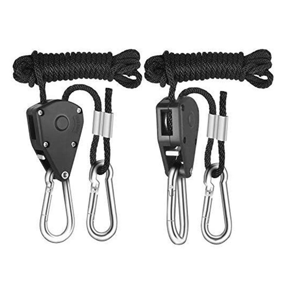 Cintre De Corde À Cliquet Réglable - Lot De 2, Pour Salle De Culture, Équipement, Support De Plantes