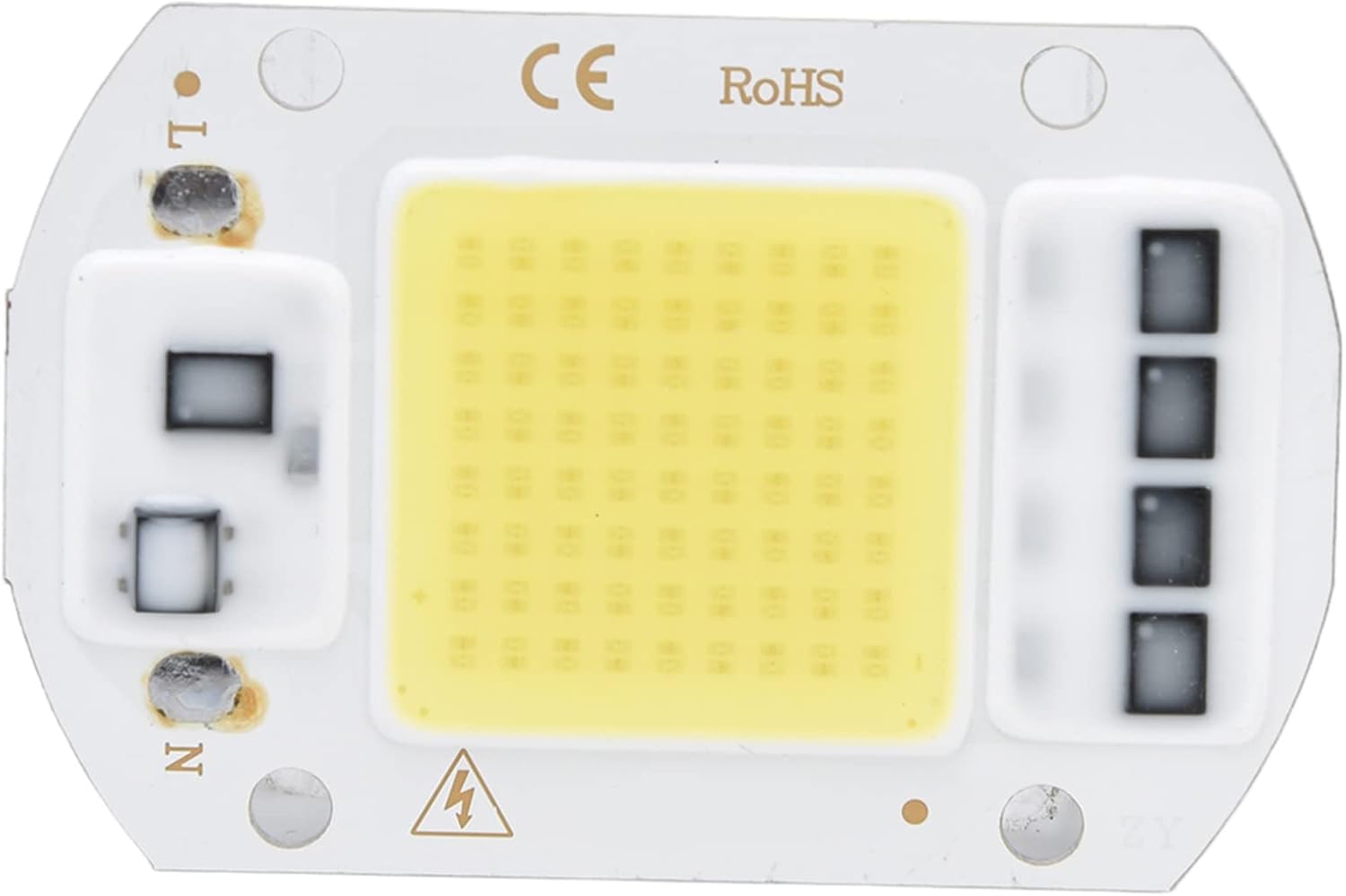 Puce Led Cob 100w 220v Blanc Froid - Source Lumineuse Haute Puissance Pour Éclairage Intérieur/extérieur, Ampoule Économique À Haute Tension (6000-6500k)