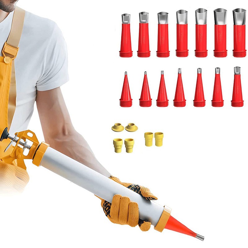 Kit De Finition Calfeutrage 22 Pièces - Outils Réutilisables, Pour Salle De Bain, Porte, Mastic, Lissage Pro