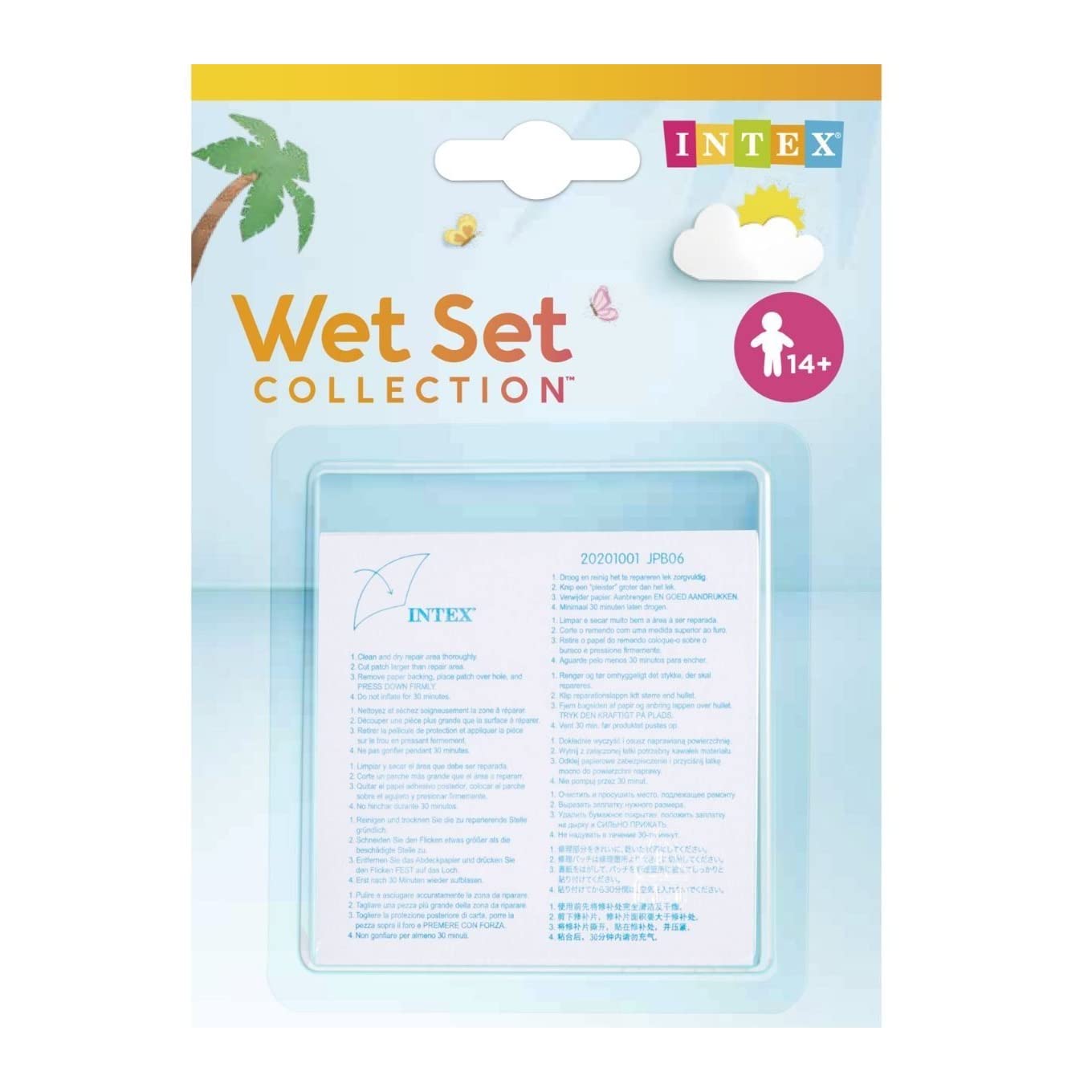 Patchs De Réparation Humide Pour Pvc Et Plastique - Pour Piscine Gonflable, Bateau, Matelas D'Air (compatible Intex 59631), Réparation Rapide De Fuites