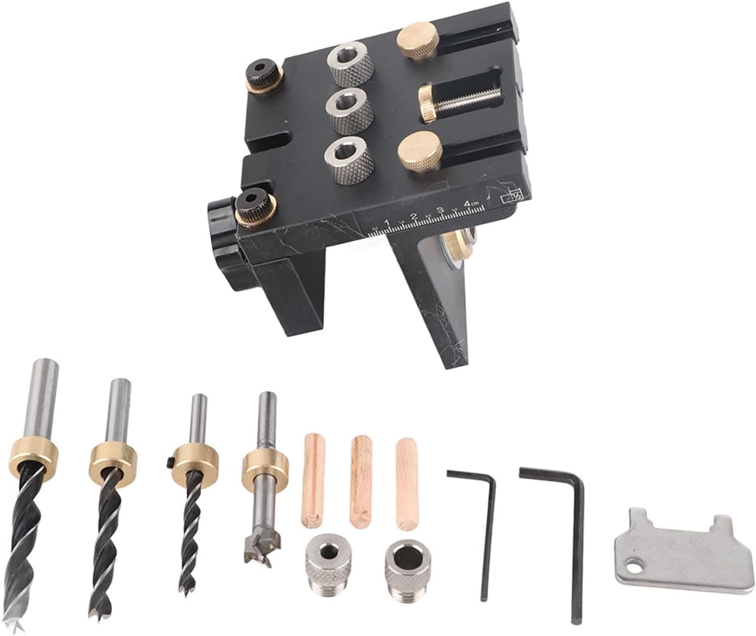 Localisateur De Tenon Rond 3-en-1 Pour Bois - Outil De Menuiserie Pour Perçage Et Poinçonnage Précis, Pour Assemblages De Meubles