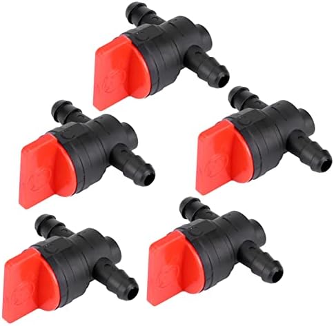 Vanne D'Arrêt Micro-drip 1/4 Pouces En Plastique Résistant Pour Tondeuse À Gazon Raccord Robinet Outil Coupure Carburant 5 Pièces Accessoire Jardiniers