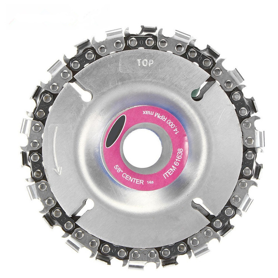 Disque De Sculpture Et Découpe Pour Meuleuse D'Angle 115mm (4.5") - Lame Fine À 22 Dents Pour Bois, Plastique Et Aluminium