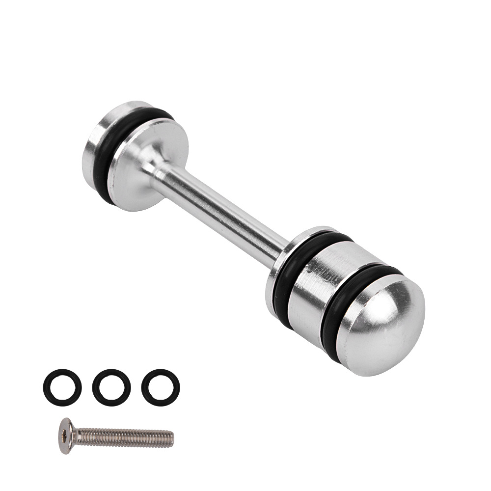 12573460 Ölabscheiderstange Aus Aluminium, Ölumleitungsstopfen Aus Aluminium-vollmaterial, Passend Für Ls1-motoren – Silber/schwarz