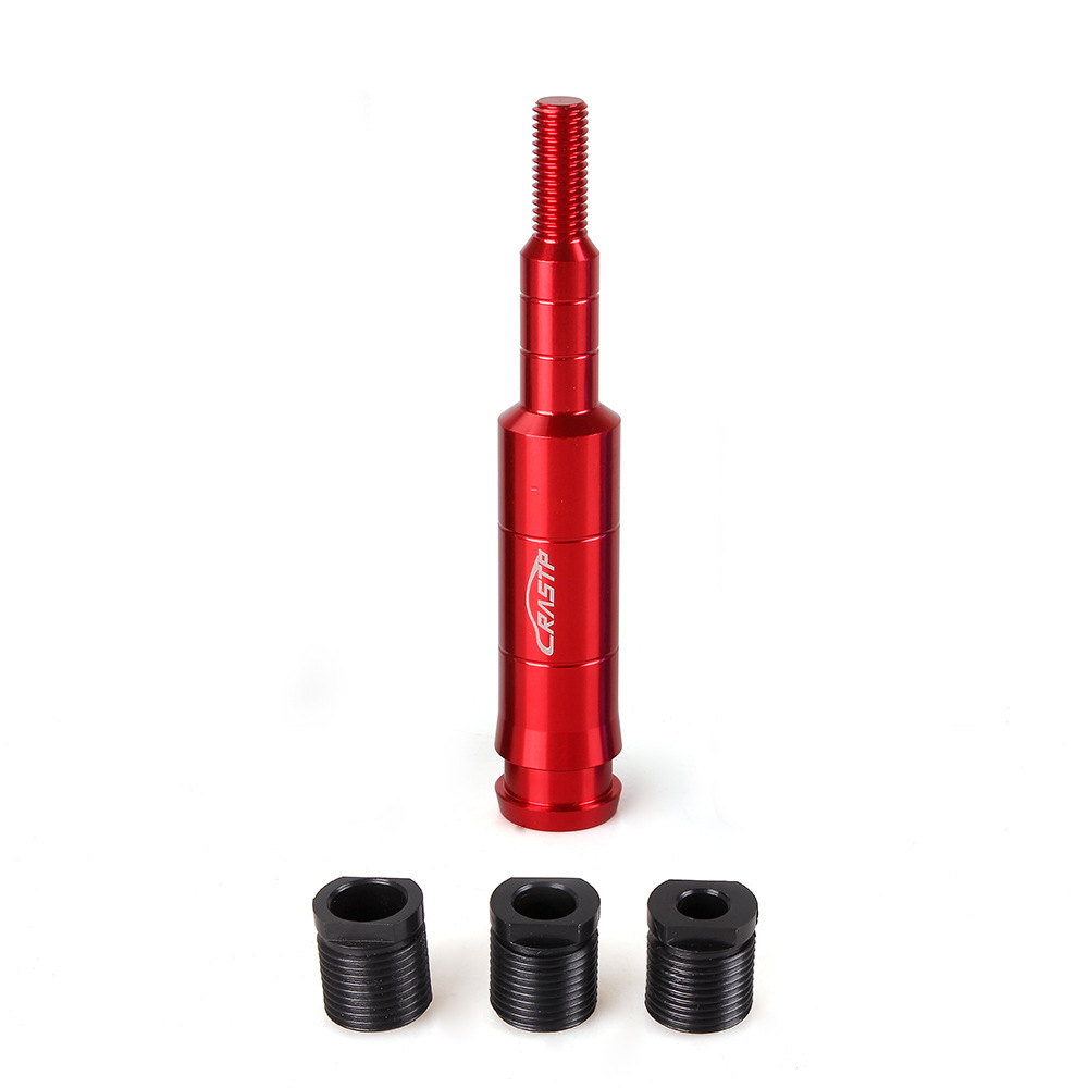 Auto-tuningteile, Schaltknaufverlängerung, Aluminium-schalthebelverlängerung M10x1,5 - Rot