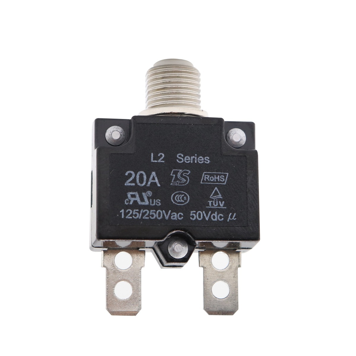 Rücksetzbarer Leistungsschalter Dc50v L2 Überlastschutz 5a/10a/15a/20a/30a Überstromschutz -10a -