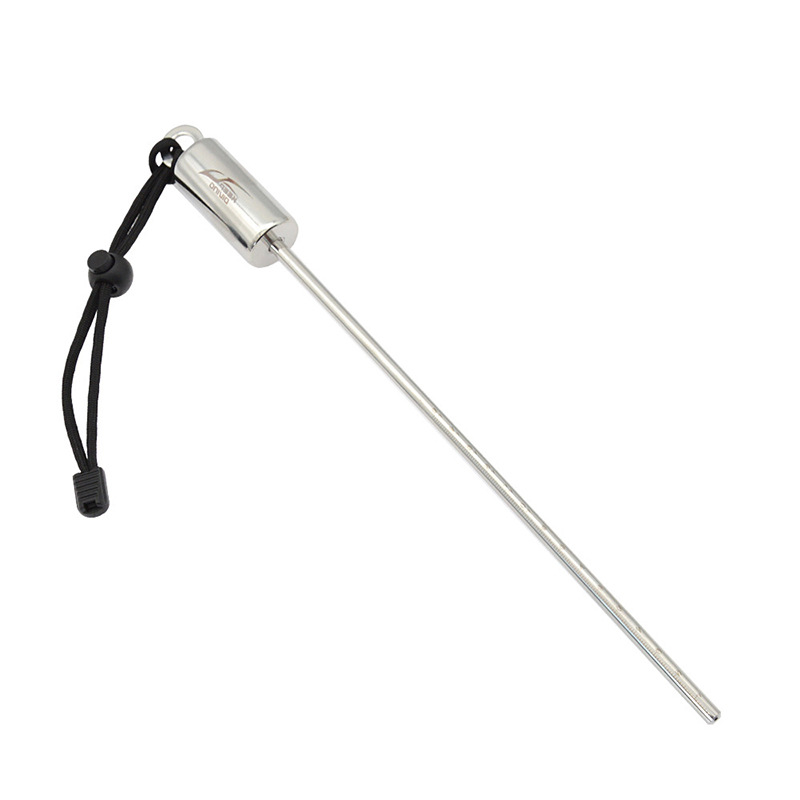 Taucherglocke/flaschenöffner/unterwassersonde Aus Edelstahl 316 Mit Graduierung Und Selbstschallfunktion, Inklusive Handschlaufe – Schwarz –
