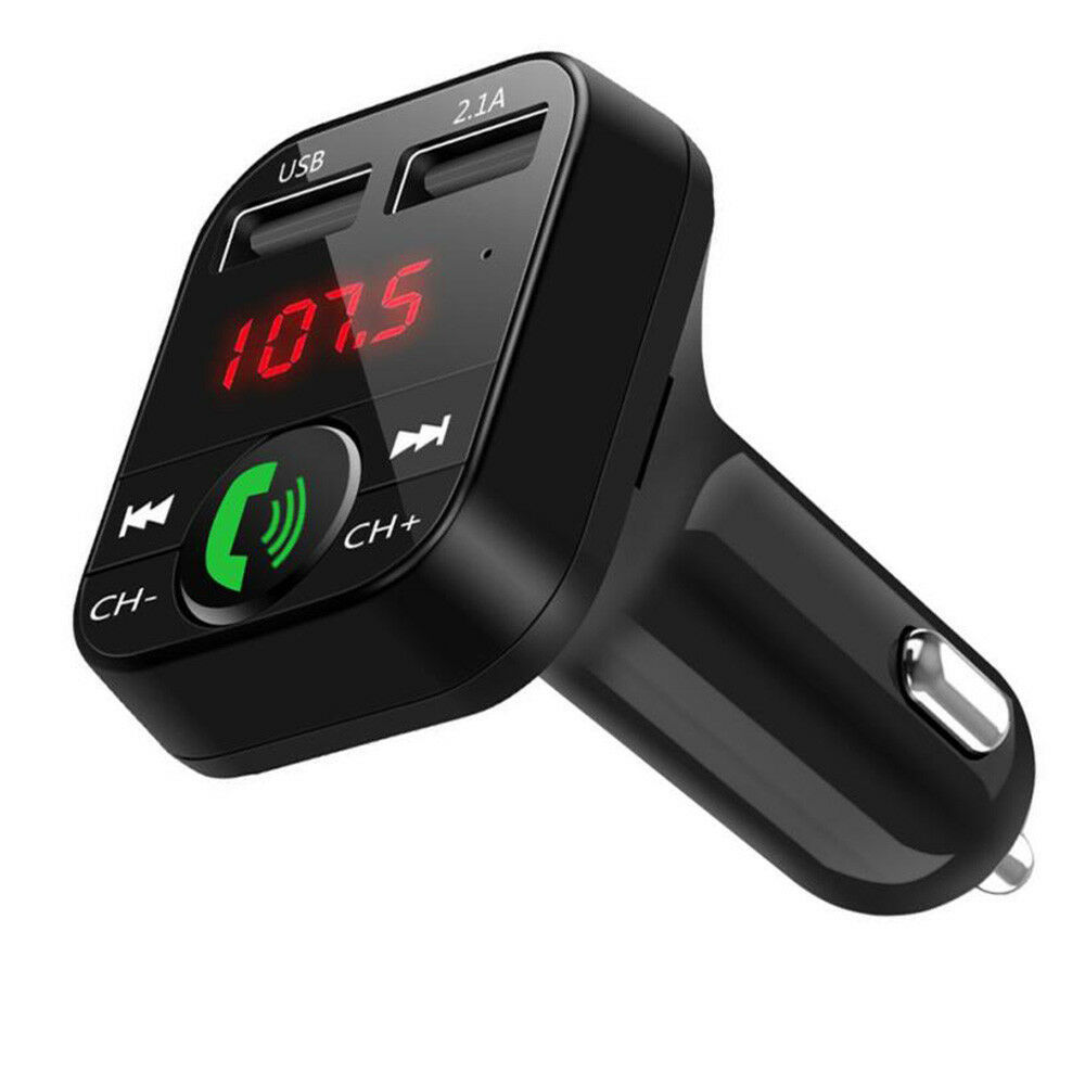 B2 Auto-mp3-player Mit Bluetooth-freisprecheinrichtung, Fm-transmitter, Ladegerät Und Empfänger – Gold