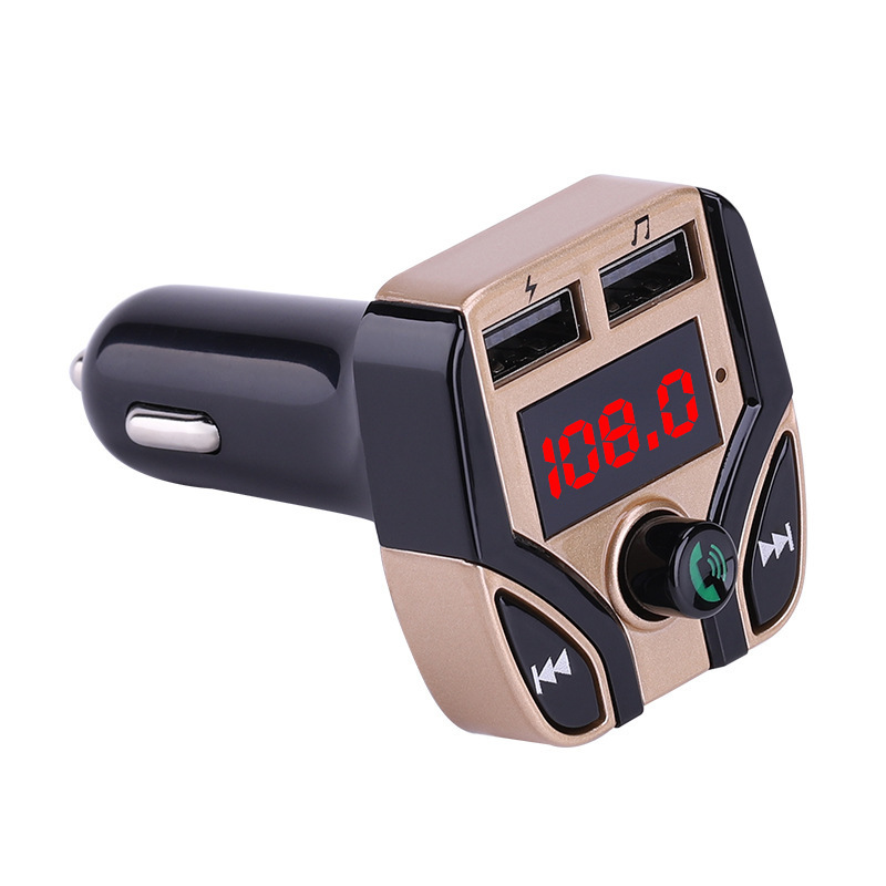 Neuer Bluetooth-mp3-player Fürs Auto, Abs-autoradio, Zigarettenanzünderanschluss, C4 Bluetooth-mp3-player – Gold