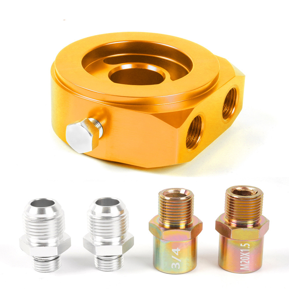 Ölkuchen-temperaturanzeige, Ölkuchenmaschine, Öldruckmesser-adapter An10, Öldruckmesser-zubehör – Gold