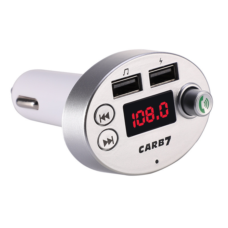 Auto-mp3-bluetooth-player Mit Abs, Zigarettenanzünderanschluss, B7 Bluetooth-freisprecheinrichtung – Silber
