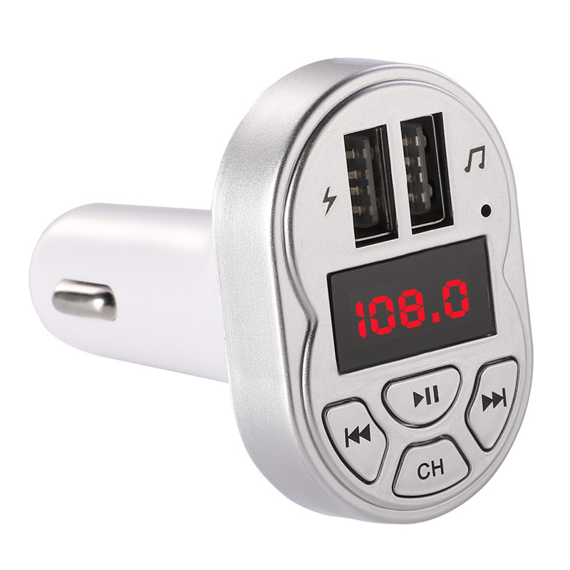 Auto-mp3-player Mit Bluetooth, Auto-mp3-player Mit Karteneinschub, A2 Auto-mp3-bluetooth-empfänger – Silber