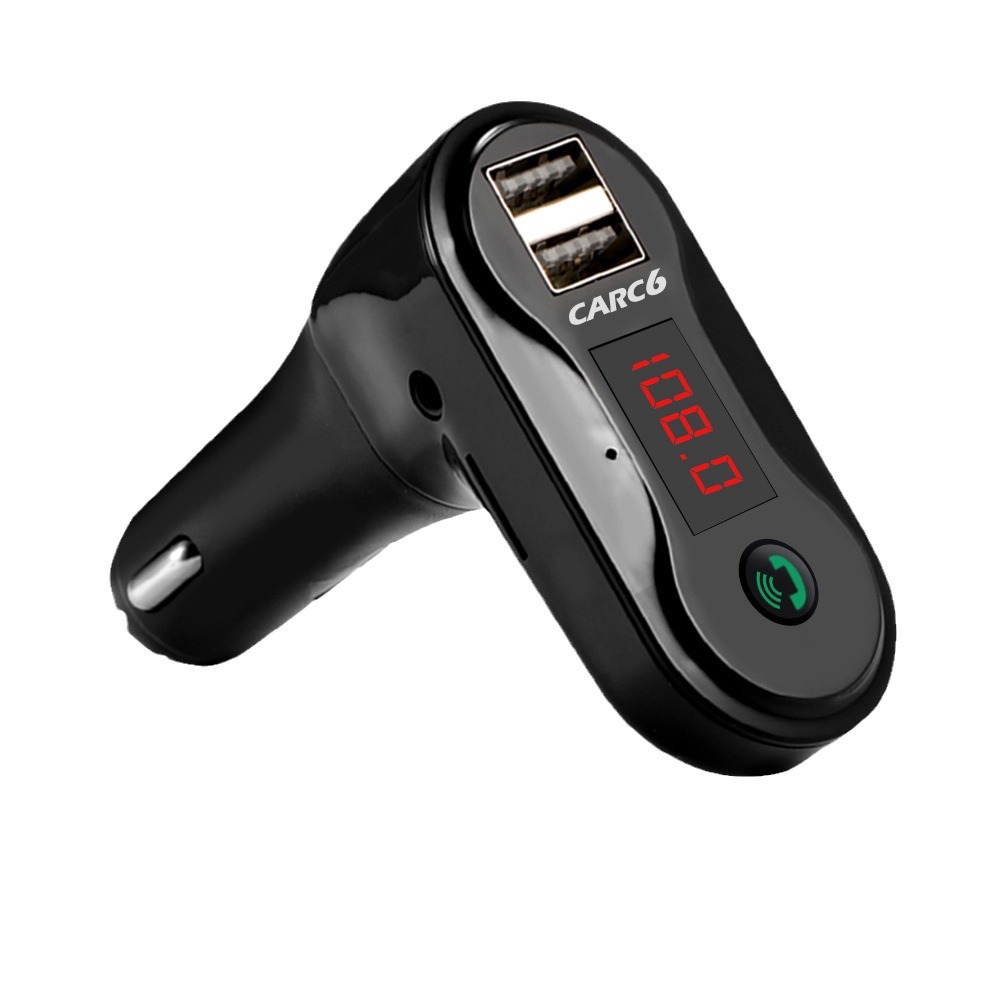 Bluetooth-mp3-player Fürs Auto, Mp3-player Mit Speicherkartensteckplatz, Zwei Usb-ladeanschlüssen – Silber