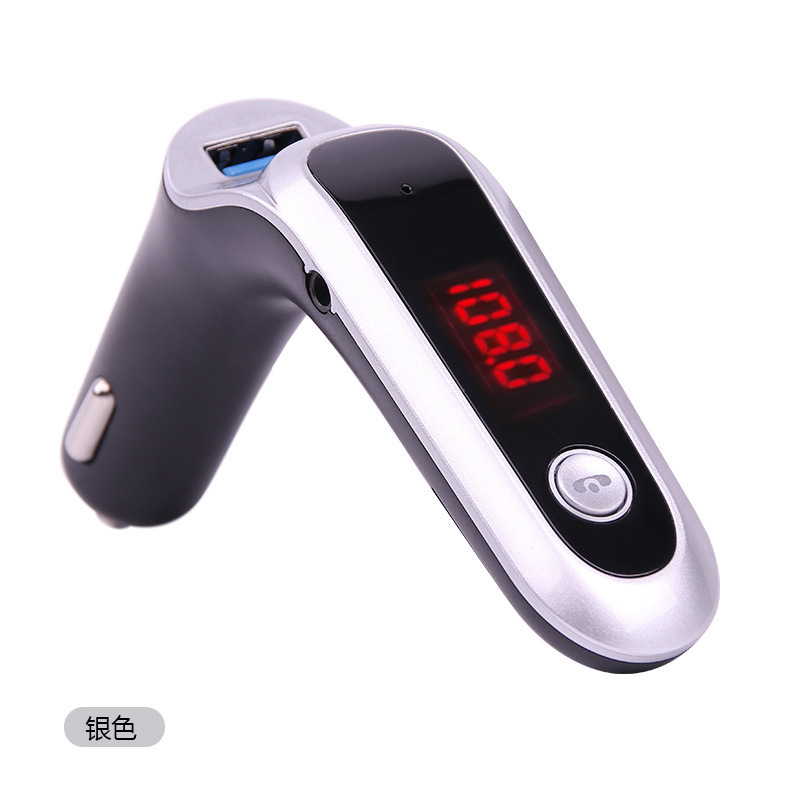 Cra S7 Auto-bluetooth-mp3-player, Auto-bluetooth-mp3-freisprecheinrichtung, S7 Auto-fm-transmitter – Schneeflockensilber