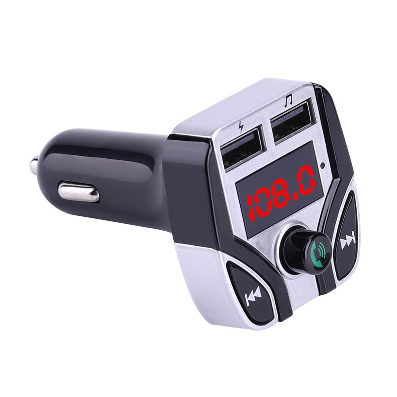 Neuer Bluetooth-mp3-player Fürs Auto, Abs-autoradio, Zigarettenanzünder-design, C4 Bluetooth-mp3-player Fürs Auto – Silber
