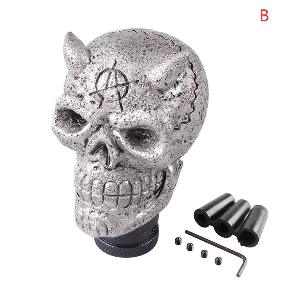 Individuell Gestalteter Schaltknauf Mit Totenkopf-design, Geeignet Für Schalt- Und Automatikgetriebe – Tentakelschädel