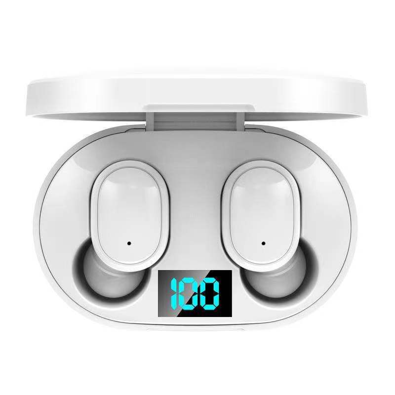 A6s/e6s Kabellose Bluetooth-kopfhörer, Mini, Intelligente Geräuschunterdrückung, Hifi-klangqualität, Gehäuse In Macaron-matt-optik – E6s-weiß
