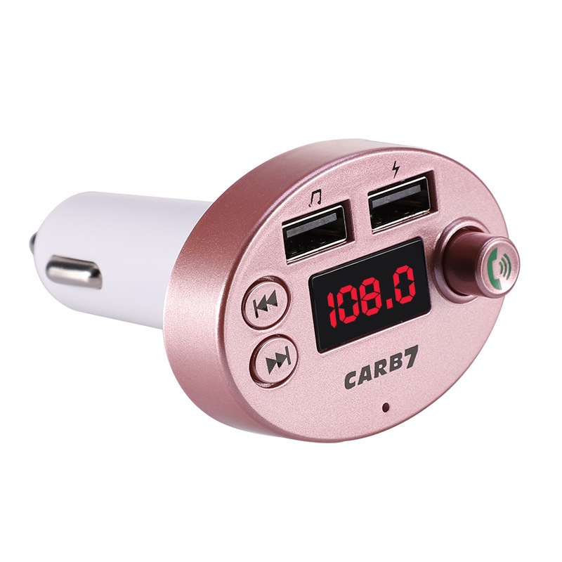 Auto-mp3-bluetooth-player Mit Abs, Zigarettenanzünderanschluss, B7 Bluetooth-freisprecheinrichtung – Roségold
