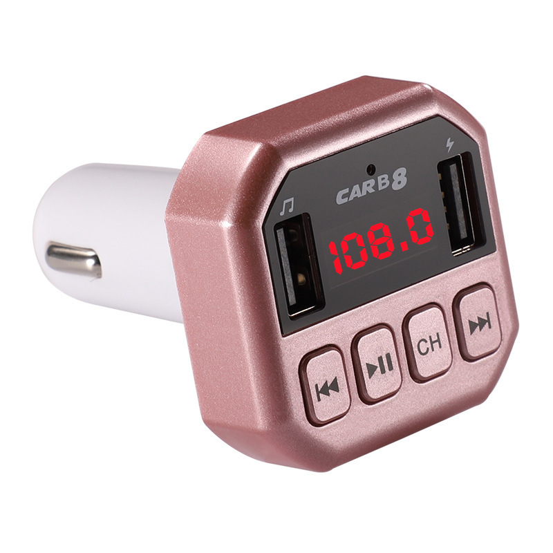 B8 Auto-bluetooth-mp3-player, Freisprechfunktion, Preisgünstiger Auto-bluetooth-mp3-player – Roségold