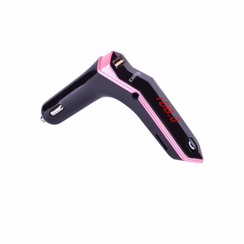 Bluetooth-mp3-player Fürs Auto, Musikplayer Mit Freisprechfunktion, Fm-transmitter, Bluetooth-autoladegerät – Roségold