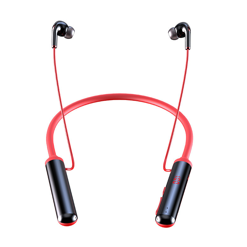 Neue S960 Bluetooth-kopfhörer, Kabellos, 5.0, Nackenbügel, In-ear, Kartenfach, Dual-ear, Ideal Für Laufen Und Sport – Rot