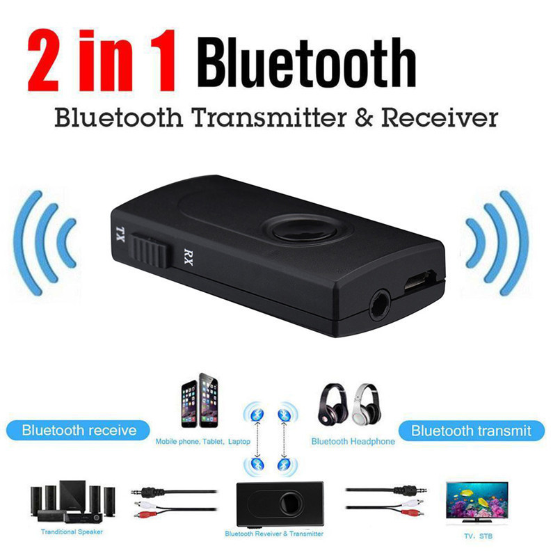 2-in-1 Bluetooth-audio-sender Und -empfänger Mit Akku – Kabelloser Audio-konverter Für Computer, Fernseher Und Multimedia-geräte