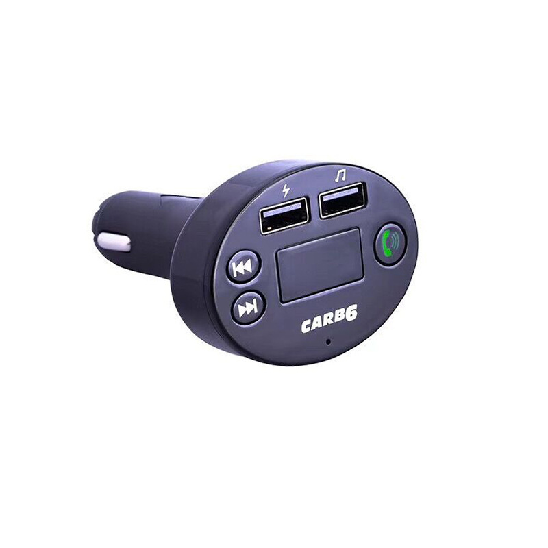 B6 Bluetooth-auto-mp3-player Mit Zigarettenanzünder, Auto-mp3-player Mit Freisprechfunktion – Schwarz