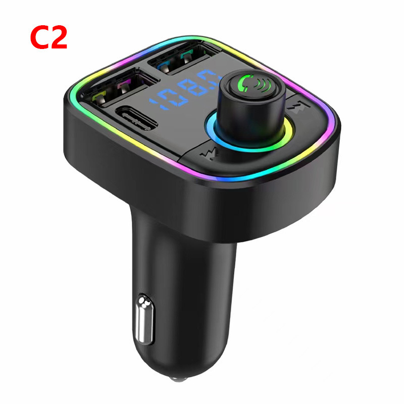 C1 Bluetooth-freisprecheinrichtung Mit Mp3-player, Fm-transmitter Und Kfz-ladegerät – C2 Einzelgerät