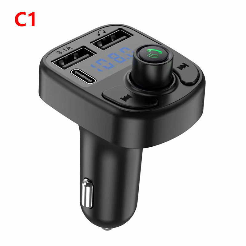 C1 Bluetooth-freisprecheinrichtung, Mp3-player, Fm-transmitter Und Kfz-ladegerät (ohne Netzteil)