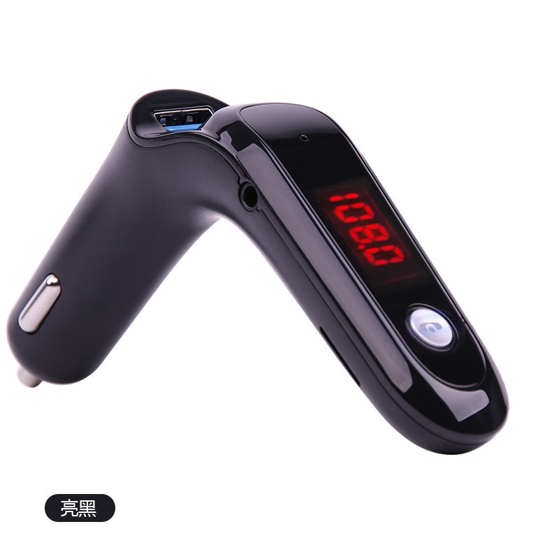 Cra S7 Auto-bluetooth-mp3-player, Auto-bluetooth-mp3-freisprecheinrichtung, S7 Auto-fm-transmitter – Klassisches Schwarz