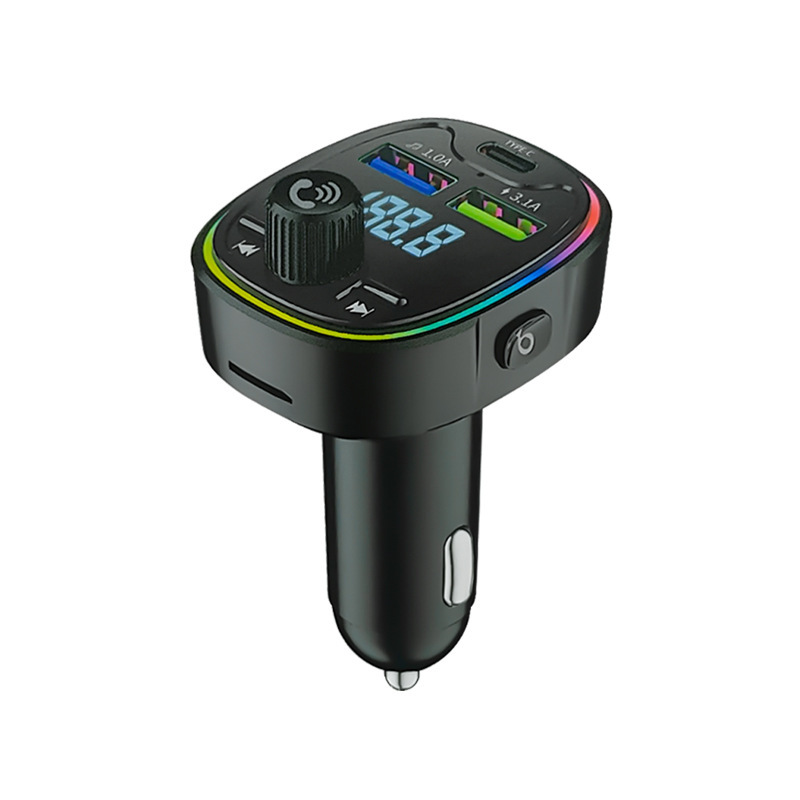 E-commerce Ht-3 Auto-bluetooth-mp3-player Mit Freisprechfunktion, Sprachausgabe, Pd-schnellladefunktion Und Usb-stick – Abbildung