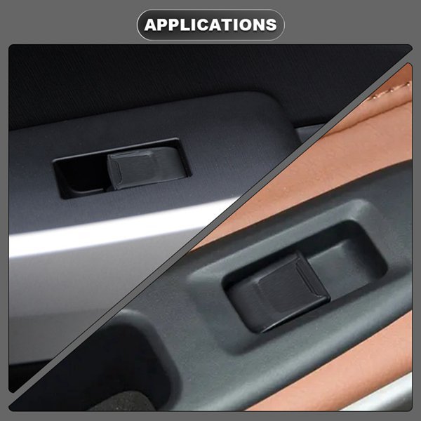Farbe: Schwarz Material: Abs-kunststoff Fensterheberschalter Hinten (einzeln) 89740389