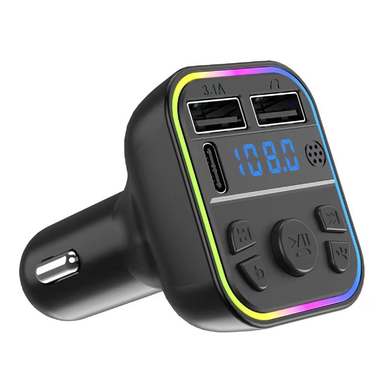 G38 Auto-bluetooth-mp3-player, Autoladegerät, Fm-transmitter, Freisprecheinrichtung, Dual-port-usb-empfänger -- G39 (nur Gerät + Bedienungsanleitung & Tasche)