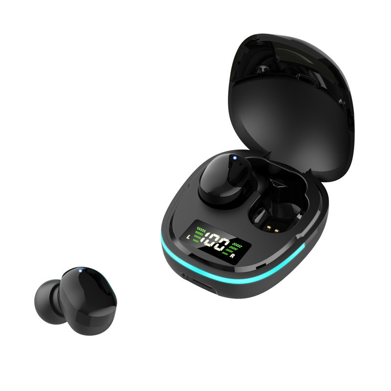 G9s Bluetooth-kopfhörer Mit Farbiger Atemlichtanzeige Und Digitaldisplay – Kompakter 5.1-sound – G9s Schwarz