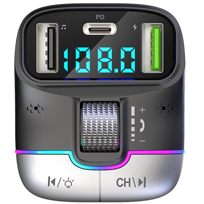 Gz01 Auto-bluetooth-mp3-player Mit Superschneller Ladefunktion Und Freisprechfunktion In Verlustfreier Audioqualität