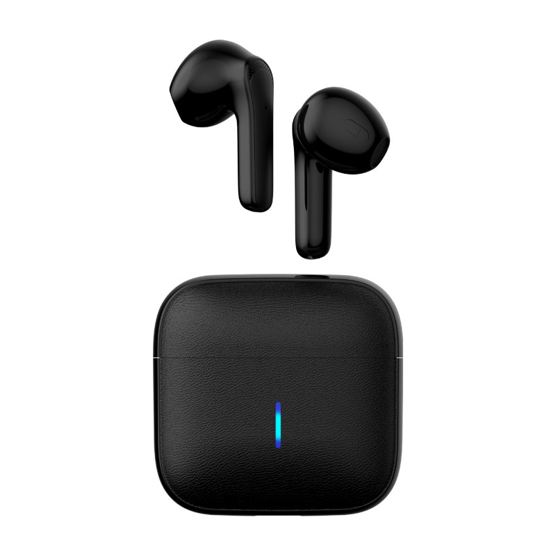 Js59 Custom Mold Neue Kabellose Tws-kopfhörer Mit Touch-steuerung, Geringem Stromverbrauch, Lederoptik, Stereo 5.1, Bluetooth – Js59 Schwarz