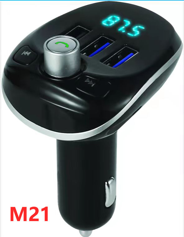 M27 Neues Siebenfarbenlicht V5.0 Auto-bluetooth-freisprechsystem Mit Mp3-player Und Fm-transmitter – M21