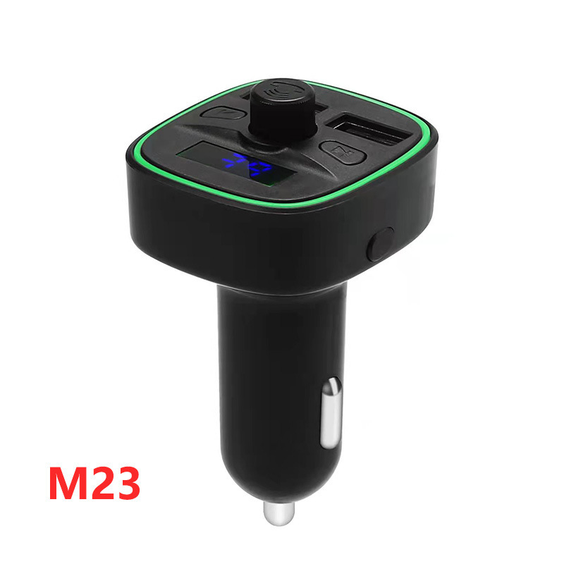 M27 Neuer Siebenfarben-licht V5.0 Auto-bluetooth-freisprech-mp3/fm-transmitter-musikplayer -- M23
