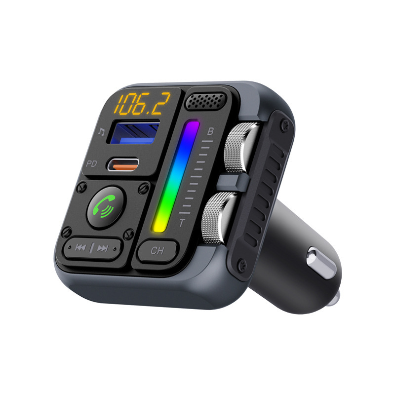 Mt01 Auto-mp3-bluetooth-freisprecheinrichtung Mit Fm-transmitter, Pd, 30 W Schnellladefunktion, Hifi-musikplayer – Mt04a