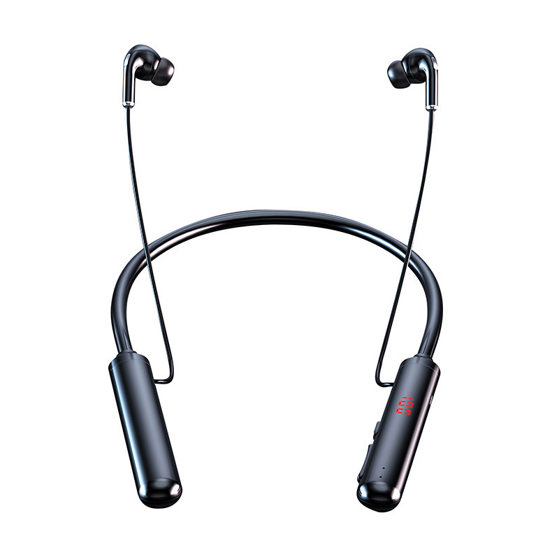 Neue S960 Bluetooth-kopfhörer, Kabellos, 5.0, Nackenbügel, In-ear, Kartenfach, Dual-ear, Sport, Laufen – Schwarz