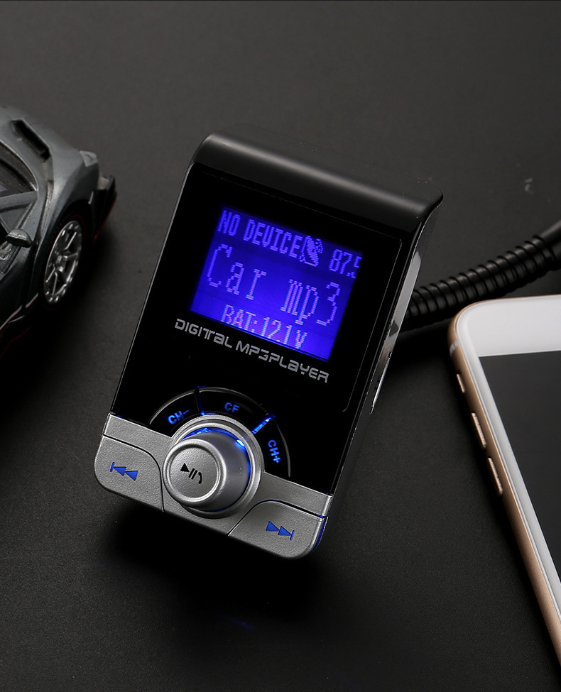 Neuer Bt68 Auto-bluetooth-mp3-musikplayer Mit Zwei Usb-lade-kartensteckplätzen Und Bluetooth-freisprechfunktion – Bildfarbe