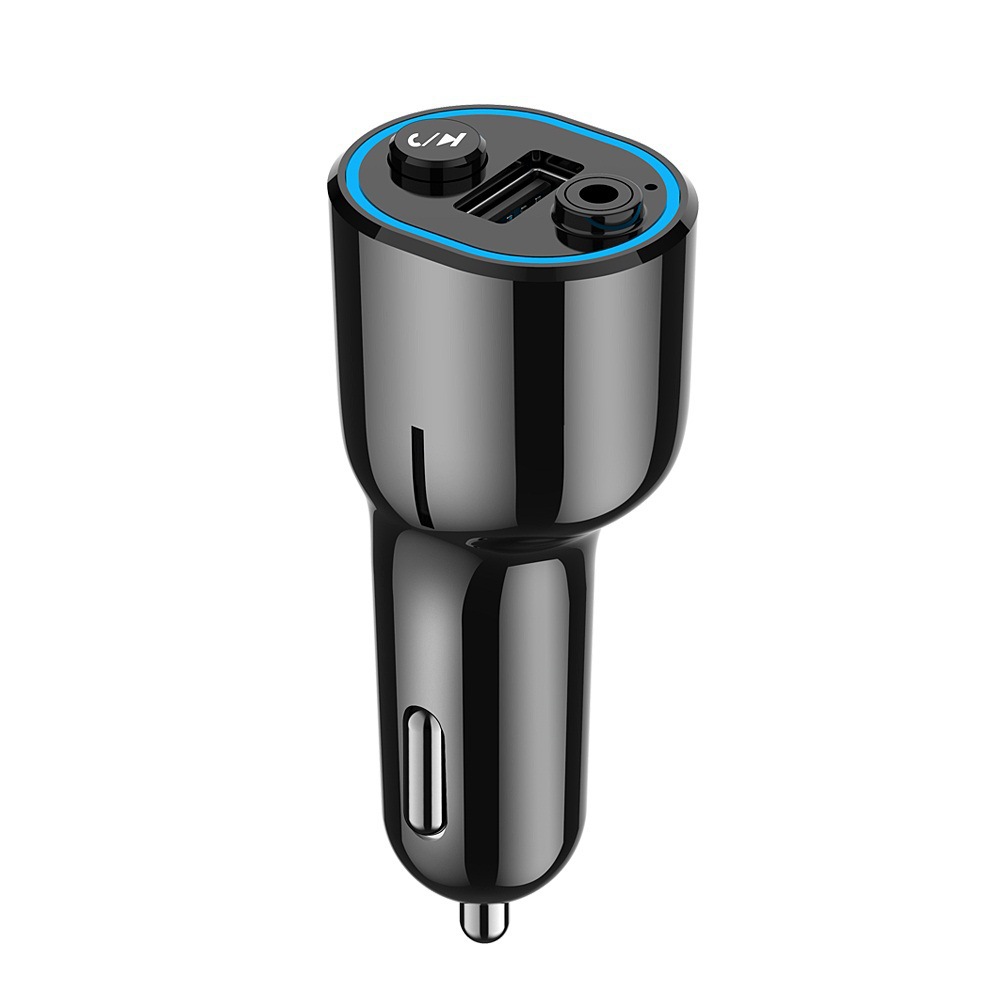 Neuer G33 Auto-bluetooth-mp3-player Mit Fm-transmitter, Schnellladefunktion, Tf-kartenleser, Aux-anschluss, Bluetooth-wiedergabe Und Freisprechfunktion – Schwarz