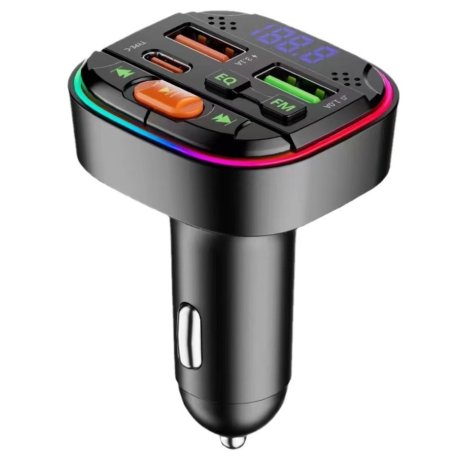 Q23 Auto-mp3-player, Neuer Auto-musikplayer, Autoladegerät, Fm-transmitter, Freisprecheinrichtung Qc3.0