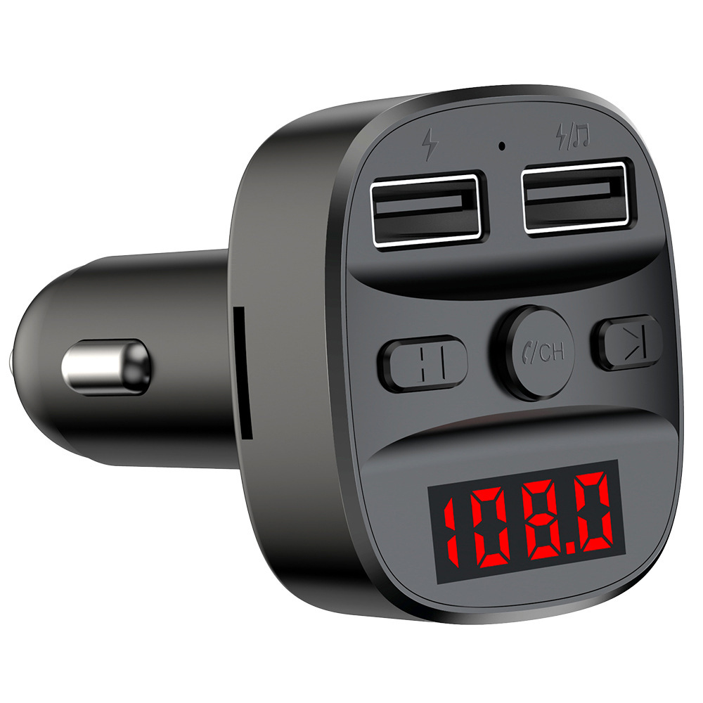 T25-serie Auto-mp3-bluetooth-player Mit Schnellladefunktion, T25q Bluetooth-freisprecheinrichtung Und Fm-transmitter – T60 (ohne Ambientebeleuchtung)