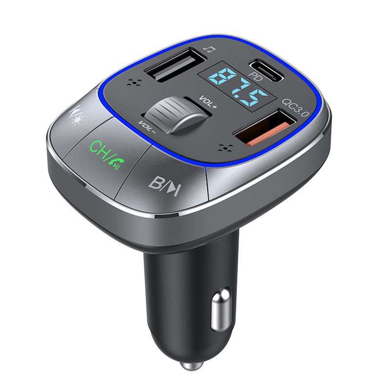 T76 Neuer Auto-mp3-bluetooth-player Mit Pd 30w Flash Charge Qc3.0 Schnellladefunktion, Freisprechfunktion, Fm-radio Und Mp3-wiedergabe – T76