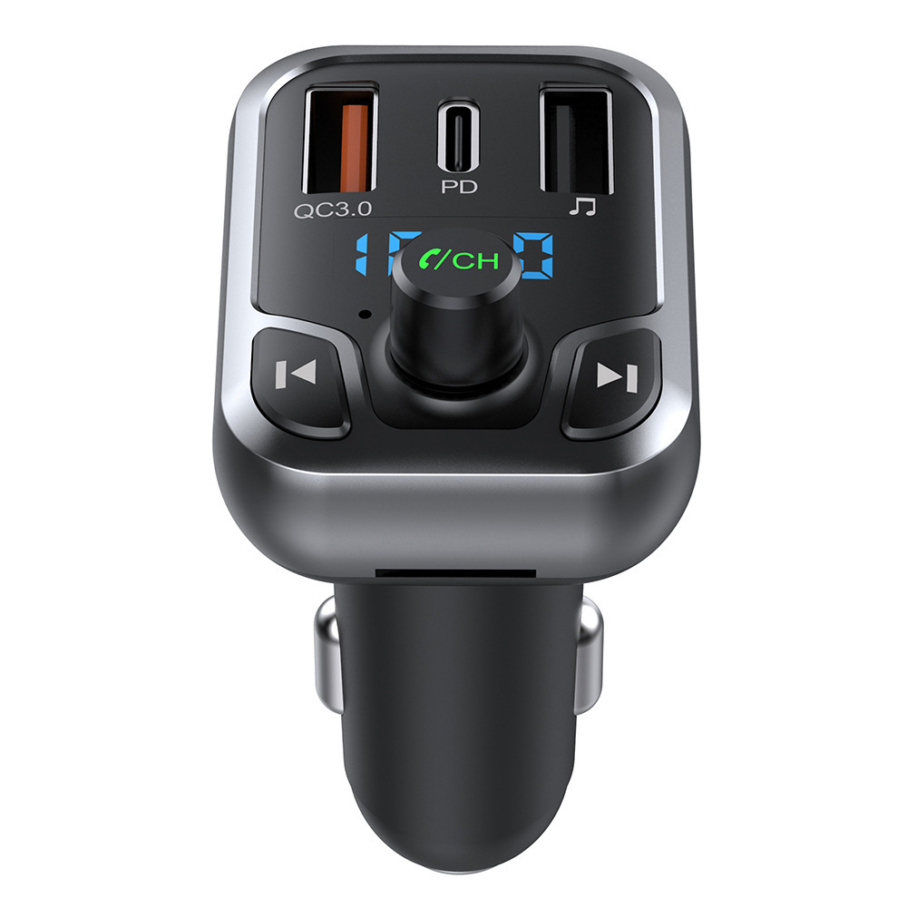 T68 Auto-mp3-player Mit Bluetooth-freisprecheinrichtung, Fm-transmitter, Karten-/usb-anschluss, Verlustfreier Audioqualität, Universell Für Pkw Und Lkw -- T68
