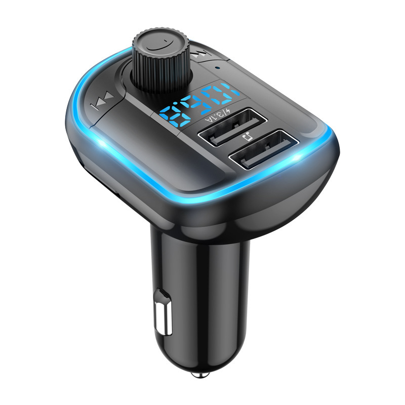 T829 Auto-mp3-player Mit Zwei Usb-anschlüssen, Farbiger Ambientebeleuchtung, Bluetooth-freisprecheinrichtung Und Fm-radio – Bildversion